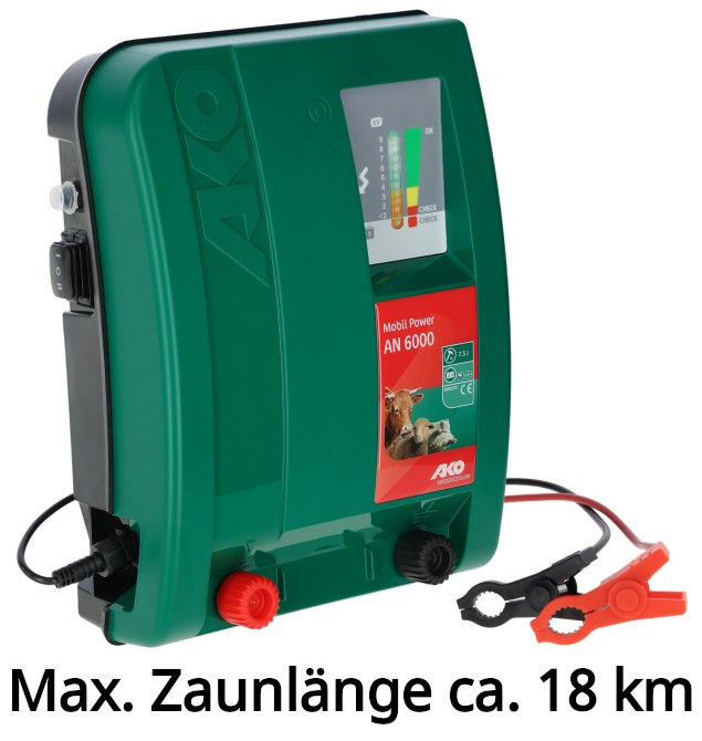 AKO Mobil Power AN 6000 5 Joule 12 Volt Weidezaungerät 12 Volt