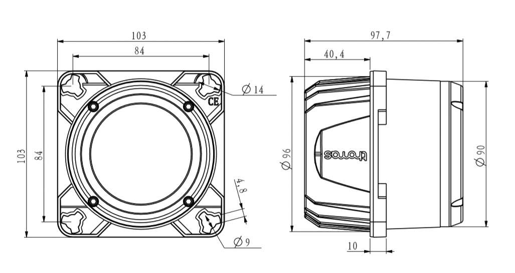 LED Arbeitsscheinwefer 2800Lumen