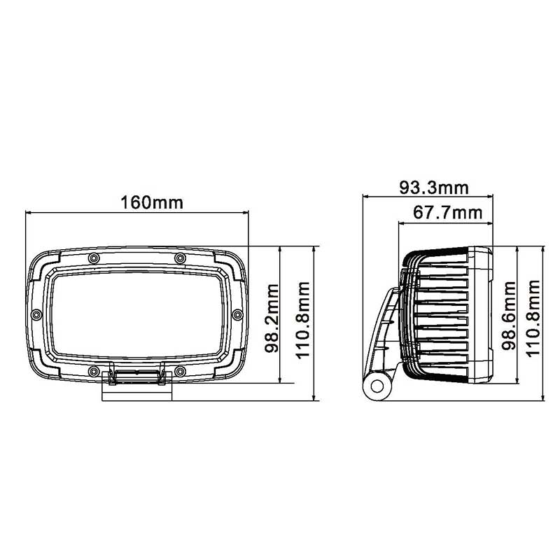 LED Arbeitsscheinwerfer 5420 Lumen