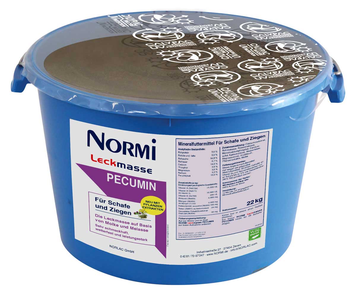 Normi Leckmasse Pecumin 22kg Eimer