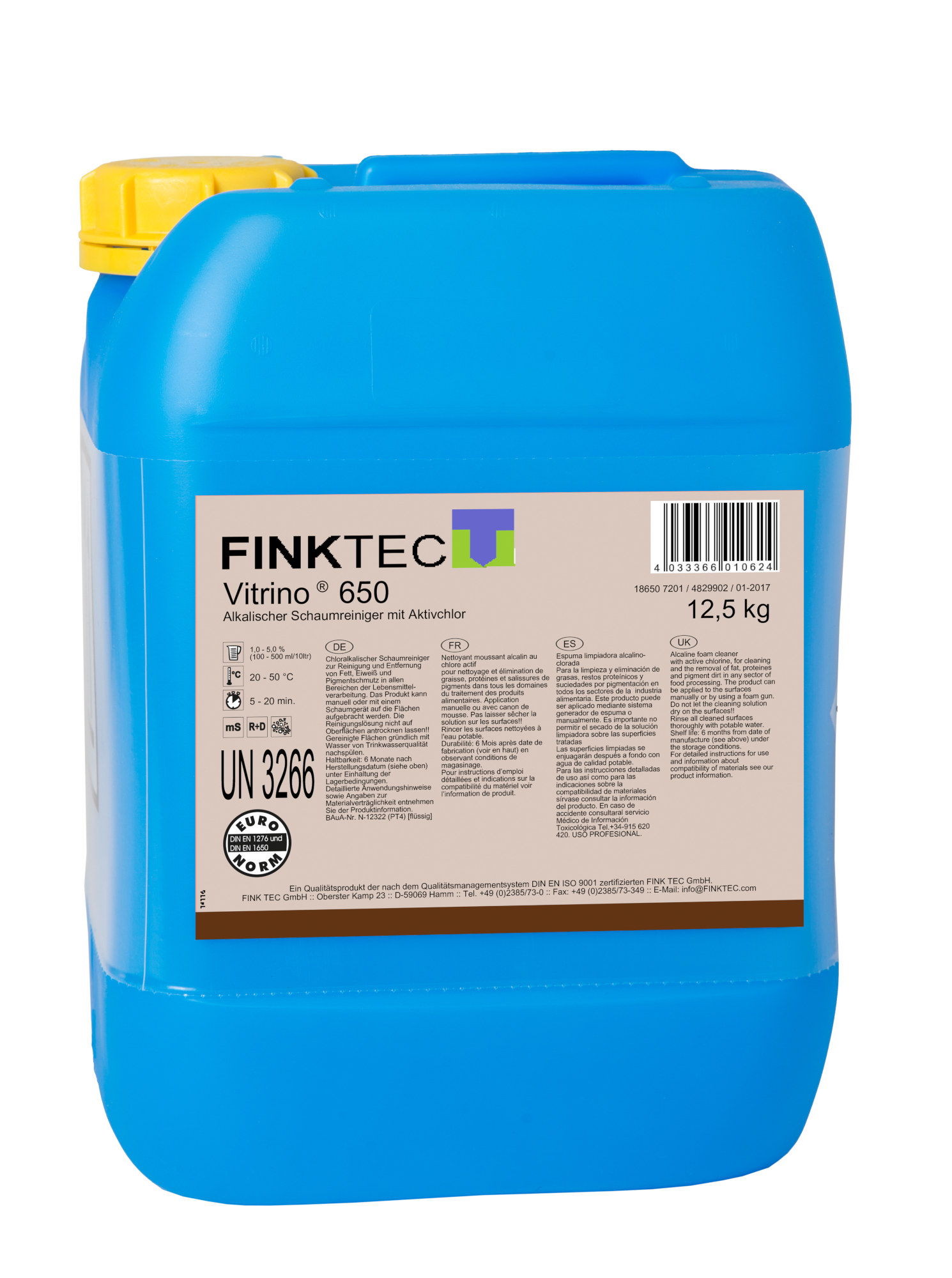 Finktec Vitrino 650 Schaumreiniger 12,5kg