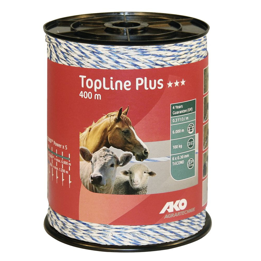 TopLine Plus weiß/blau 400m Weidehaltung,weidezaun