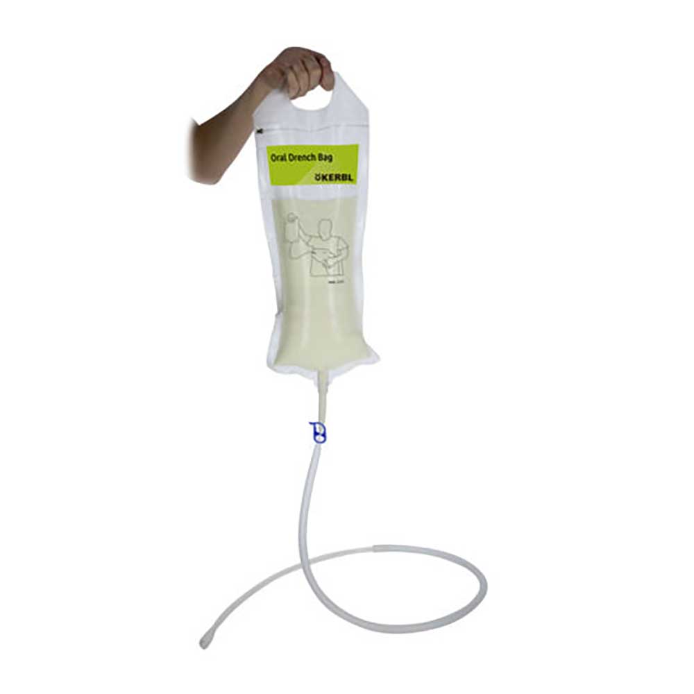 Drench Bag transparent mit Sonde 2,5 Liter