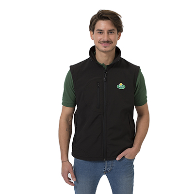 Arla Softshell Weste schwarz