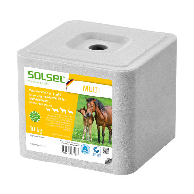 SOLSEL Mineral-Lecksteine 10kg m. Kupfer