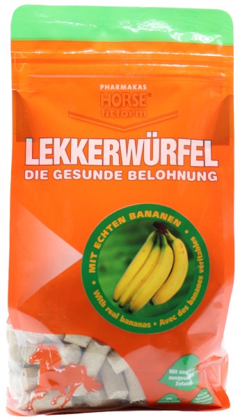 Lekkerwürfel Banane 1 kg