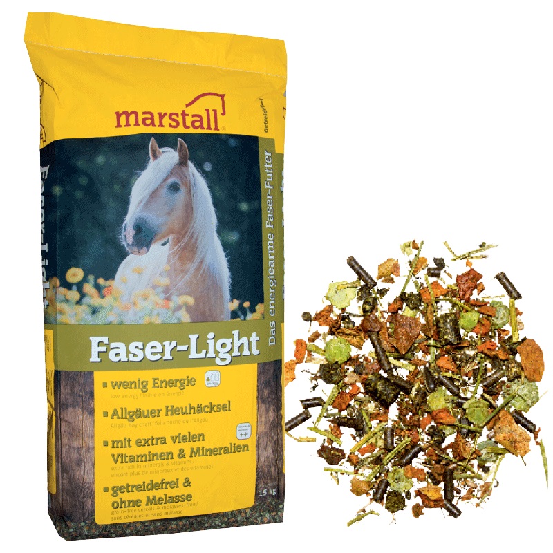 marstall Faser Light 15kg Pferdefutter Pferdemüsli