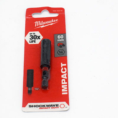 Milwaukee®Shockwave Magnetbithalter 1/4" Hex 60mm