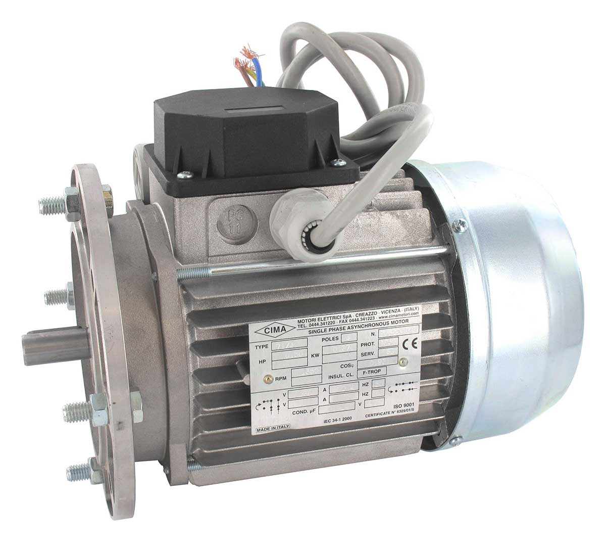 Motor 0,75 kw 230 V IE1 für Ventilator "RR 140"