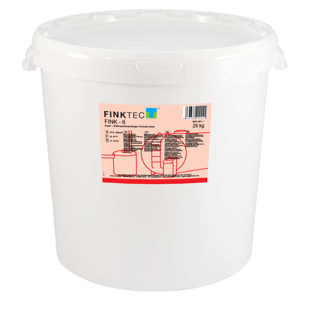 Fink 6 Super Melkmaschinenreiniger Granulat sauer 10kg