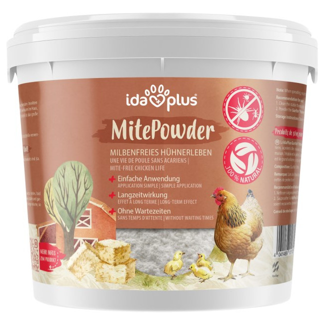 IdaPlus MitePowder 250g Hühnerstall Reinigung