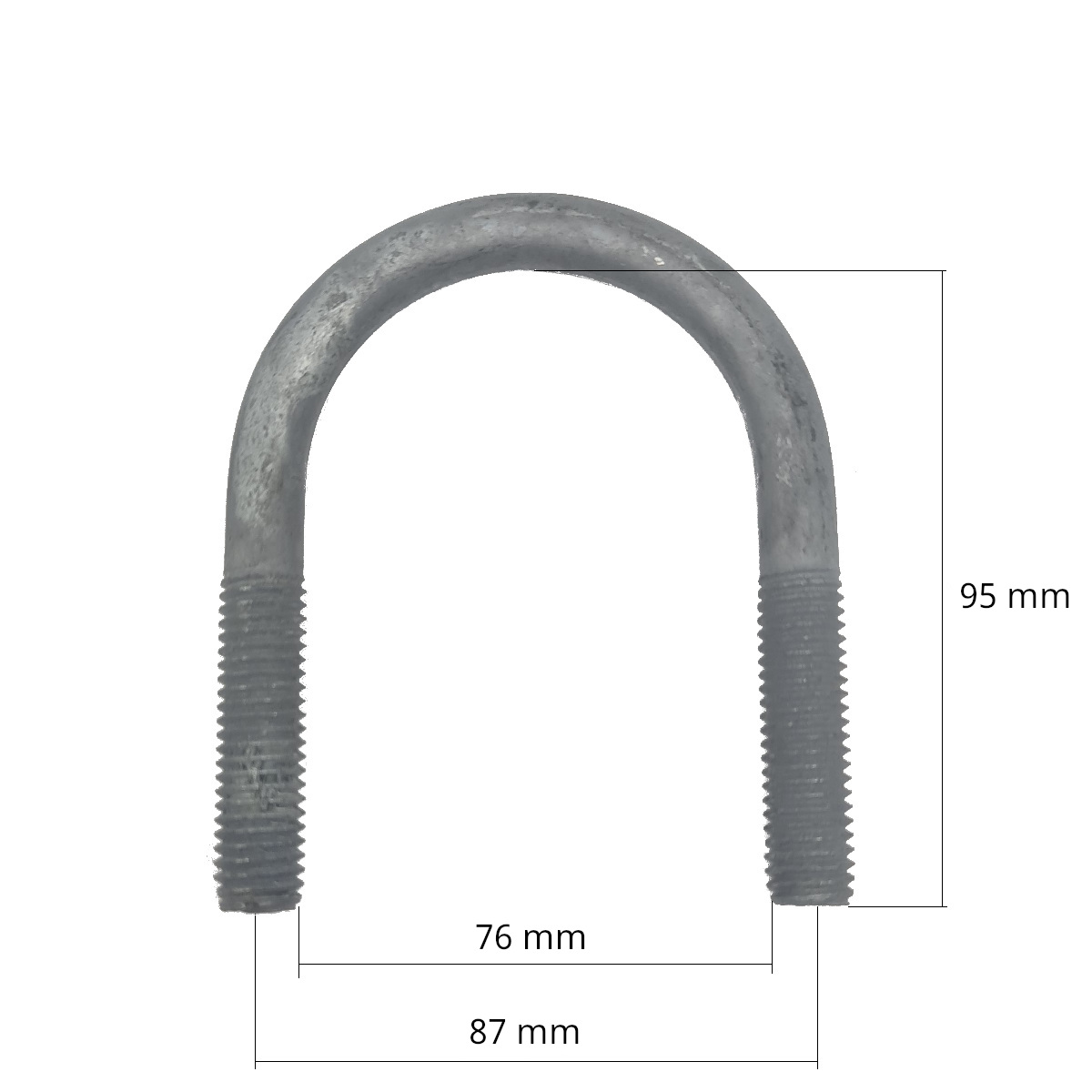 Bügelschraube M10 2-1/2"x105mm + Mutter