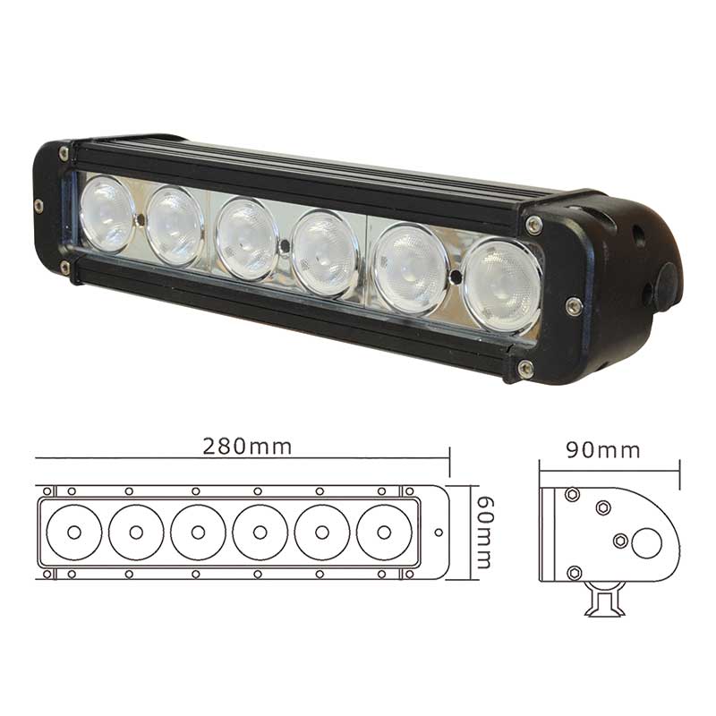 LED Lichtbalken 12/24V 6000LM