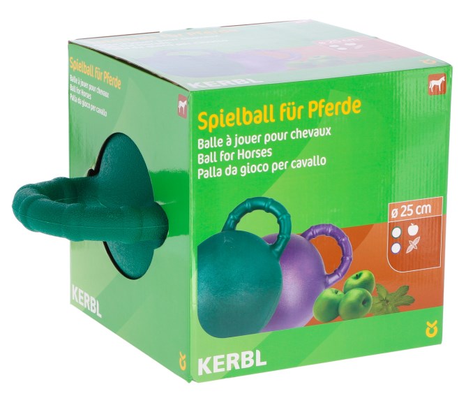 Pferdespielball Apfel grün